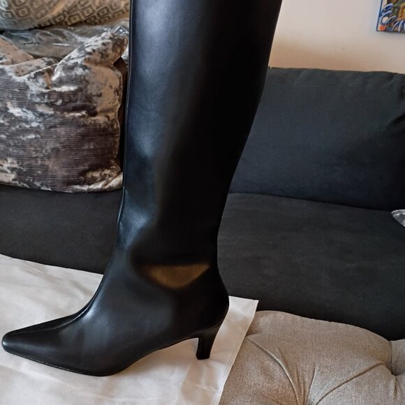 NEVER WORN French Connection Becky Kitten Heel Boot ( Black)  Size 10 Women USA - Picture 2 of 5